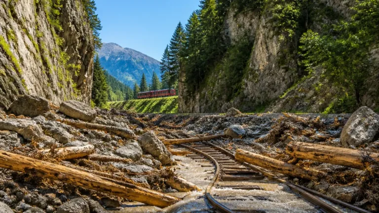 Erdrutsch im Val Bever legt Albulalinie lahm – Züge zwischen Preda und Samedan unterbrochen