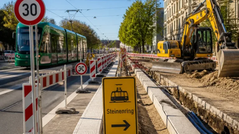 Erneuerung der Austrasse verzögert sich: Auswirkungen auf Tramverkehr und Baustellenplanung in Basel