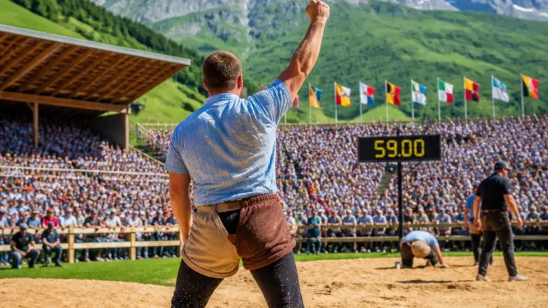 Fabian Staudenmann gewinnt Schwägalp-Schwinget zum zweiten Mal