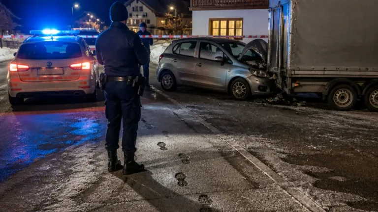 Fahrerflucht in Warth: 44-Jähriger nach Unfall als fahrunfähig beurteilt