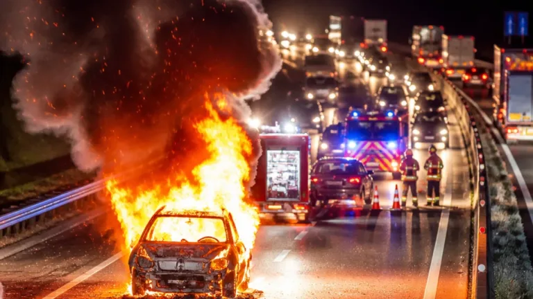 Fahrzeugbrand auf A1 bei Winterthur sorgt für Sperrung und Stau