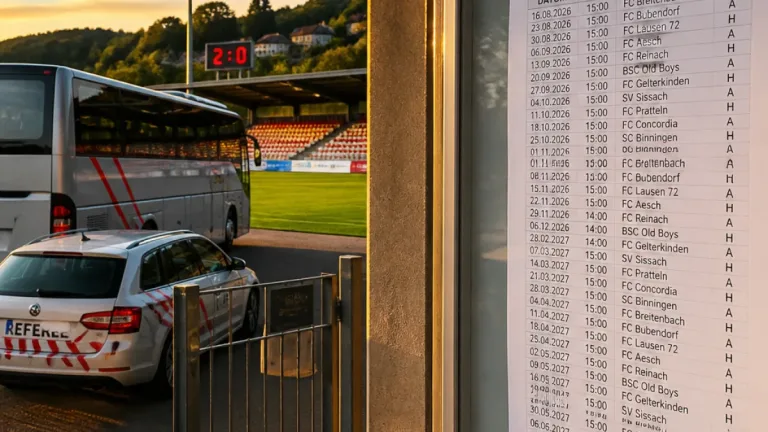 FC Liestal startet mit Auswärtssieg – Spielplan für 26/27 mit zahlreichen Heimspielen in Liestal