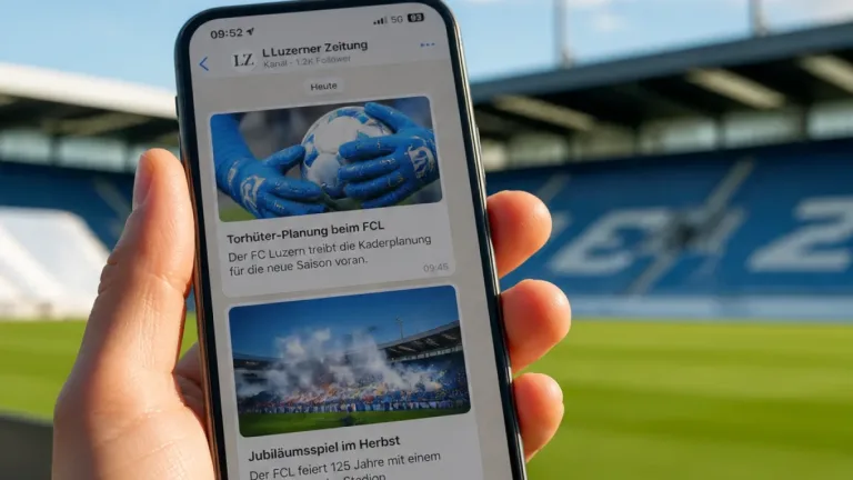 FC Luzern bringt News direkt aufs Handy – Kommunikation inmitten sportlicher Fragen