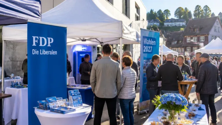 FDP Appenzell Ausserrhoden präsent an der Hema in Herisau: Gespräche, Fotobox und Blick auf 2027