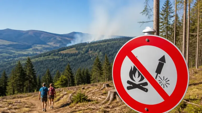 Feuerverbot bleibt in Schwyz: Waldbrandgefahr seit 10. Juli auf Stufe 4