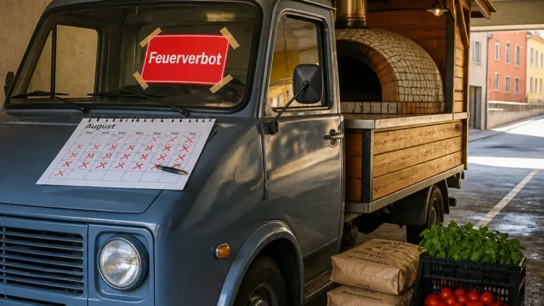 Feuerverbot legt Pizzamobil in Herisau lahm – 25 Auftritte und Zutaten für 1000 Pizzen betroffen
