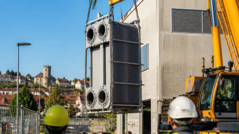 Frauenfeld: Neuer 8,7‑Tonnen‑Wärmetauscher ebnet Weg für Fernwärme in der Altstadt