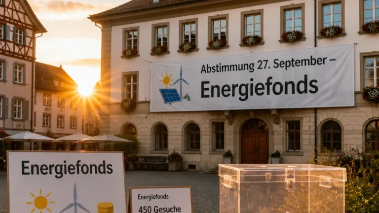 Frauenfeld stimmt über Revision des Energiefonds: Abstimmung am 27. September
