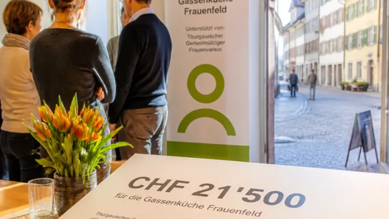 Frauenfeld: TGF spendet 21'500 Franken an Gassenküche zur Sicherung des Angebots