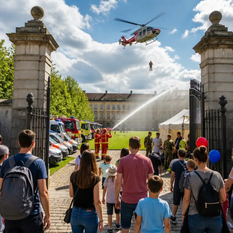 Blaulichttag an Militärakademie: Einsatzkräfte öffnen Tore für Familien und Interessierte