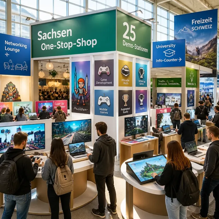 Sachsen präsentiert «spielerische Kompetenz» an der Gamescom – 25 Aussteller am Gemeinschaftsstand