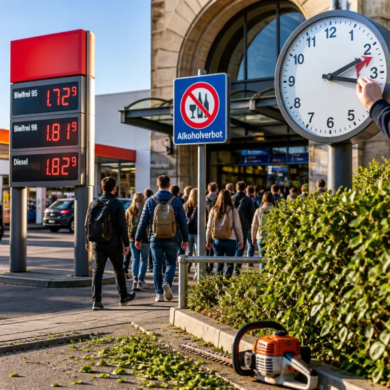Ab Oktober: Tankrabatt, Alkoholverbot an Bahnhöfen und Winterzeit gelten neu