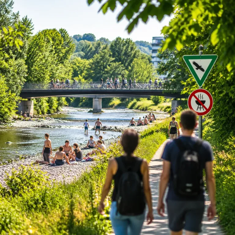 Isarauen in München: Beliebtes Naherholungsgebiet steht unter Landschaftsschutz