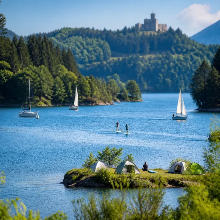 Deutschlands grösster Stausee: Bleilochtalsperre als kühles Ausflugsziel bei Hitze