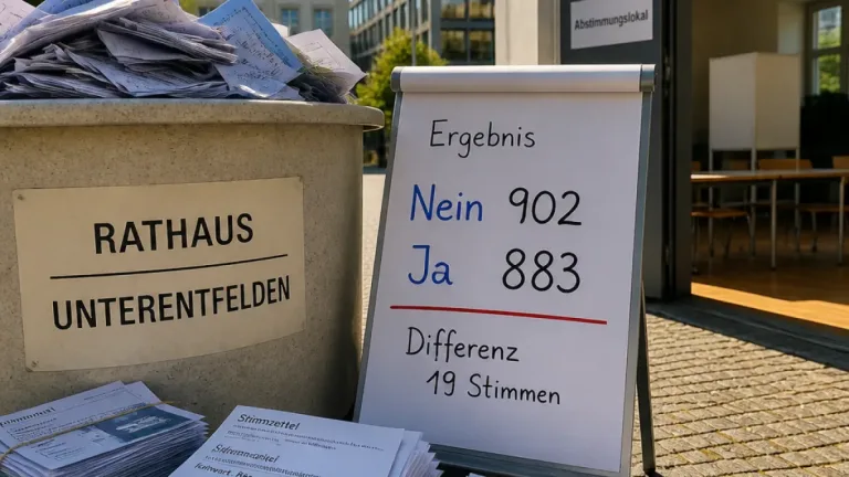 Fusion Aarau/Unterentfelden scheitert denkbar knapp – nur 19 Stimmen entscheiden