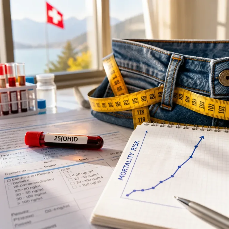 Studie: Vitamin‑D‑Mangel bei Bauchfett erhöht Sterberisiko deutlich