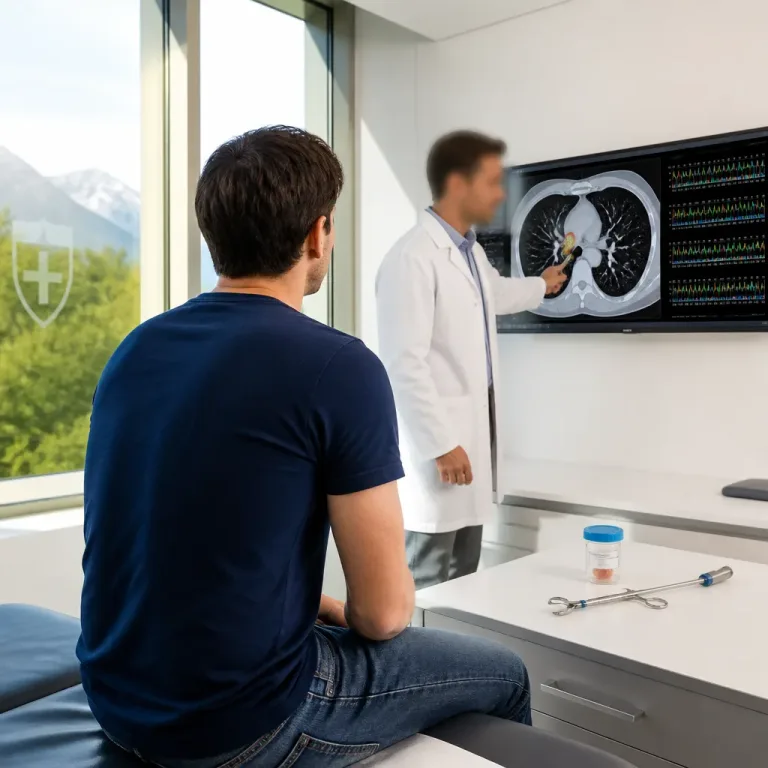 Junger Nichtraucher mit Lungenkrebs: Rasche Abklärung und genetischer Befund ermöglichen gezielte Therapie