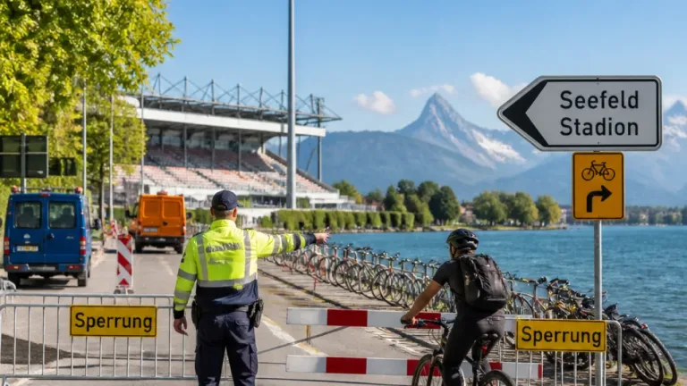 Grossanlass in Buochs: Strandweg sperrt, Seefeldstrasse nur für Berechtigte befahrbar