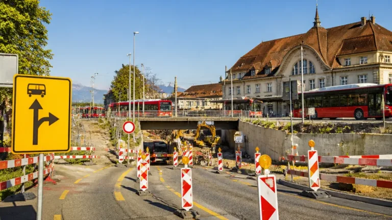 Grossbaustelle am Bahnhof Thun: Frutigenstrasse ab 26. Oktober für rund ein halbes Jahr gesperrt
