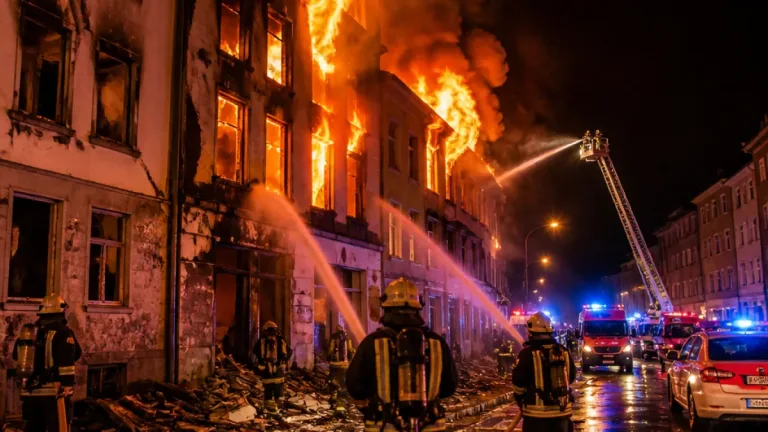 Grossbrand an der Fulachstrasse in Schaffhausen: Explosionen, mehrere Feuerwehrleute hospitalisiert
