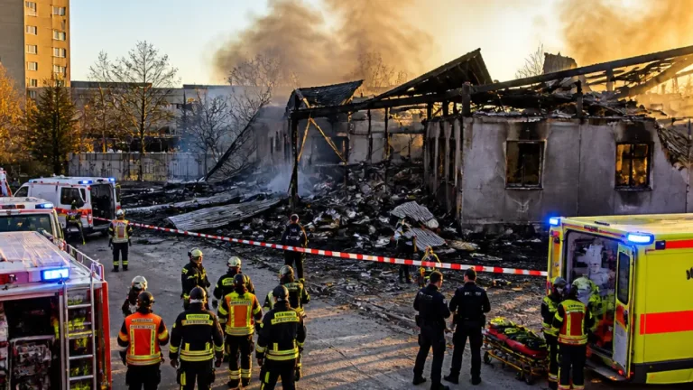 Grossbrand an der Fulachstrasse: Scheune zerstört, vier Feuerwehrleute verletzt