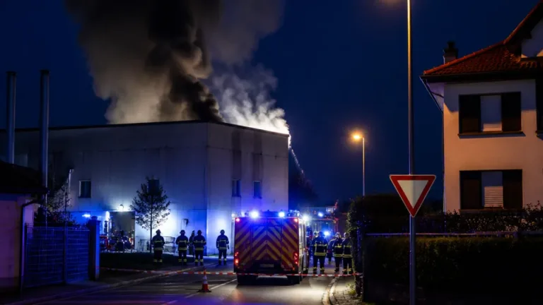 Grossbrand in Isolationsmaterial-Firma in Lucens sorgt für starke Rauchentwicklung