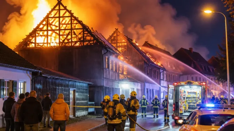 Grossbrand in Ortenaukreis: Drei Häuser unbewohnbar — Auswirkungen für Baden und Region