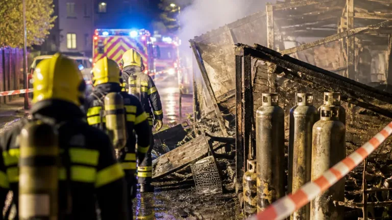 Grossbrand in Schaffhausen: Gasflaschen explodieren, vier Feuerwehrleute verletzt