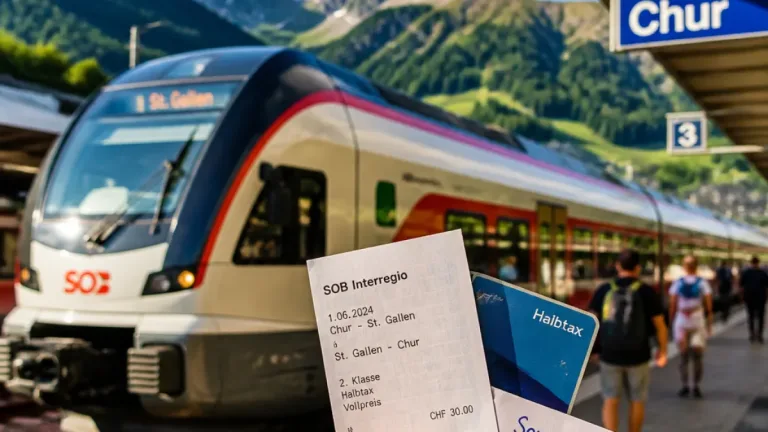 Günstige Hin- und Rückfahrt nach Chur: Sommerangebot ab 15 CHF mit Halbtax