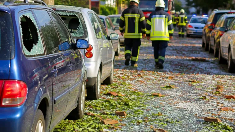 Heftiger Hagelsturm in Winterthur: Tischtennisballgrosse Körner, rund 50 Einsätze