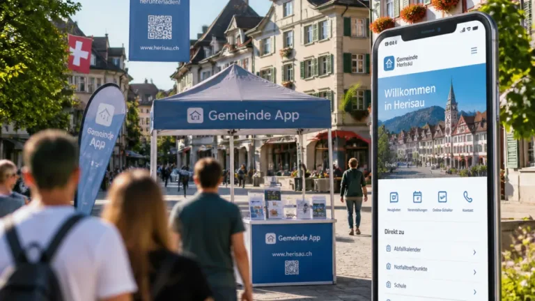 Herisau startet Herbstkampagne für Gemeinde‑Webseiten und App