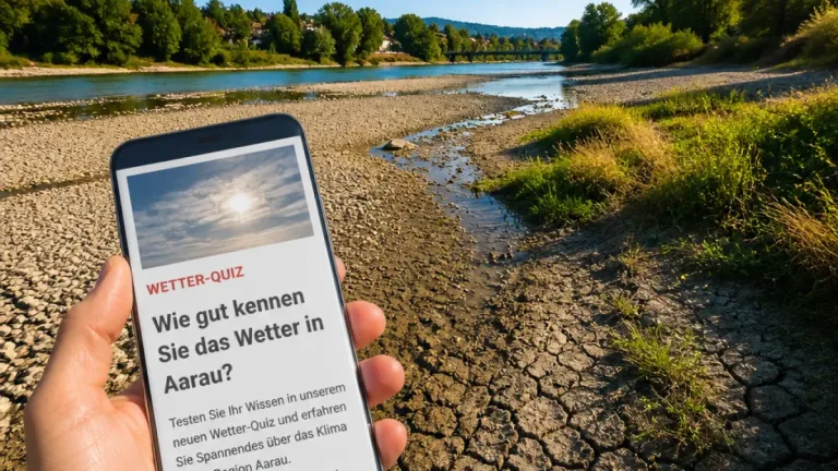 Hitze, Hochwasser, weisse Weihnachten: Aargauer können ihr Wetterwissen testen