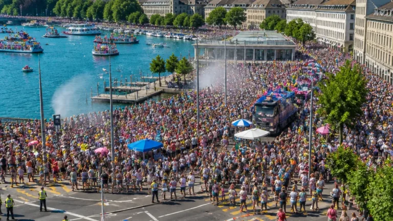 Hitze und Technobeats: Zürcher Street Parade 2026 zieht Abertausende in die Innenstadt