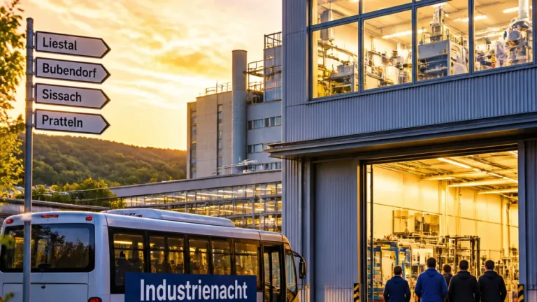 Industrienacht in Liestal: 29 Betriebe öffnen Türen — 100 Programmeinheiten Mitte September