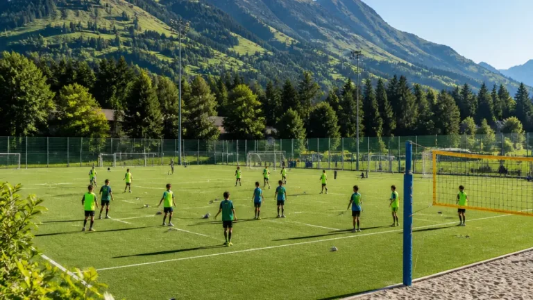 Juniorenlager des FC Baar: 47 Teilnehmende verbrachten intensive Woche in Frutigen