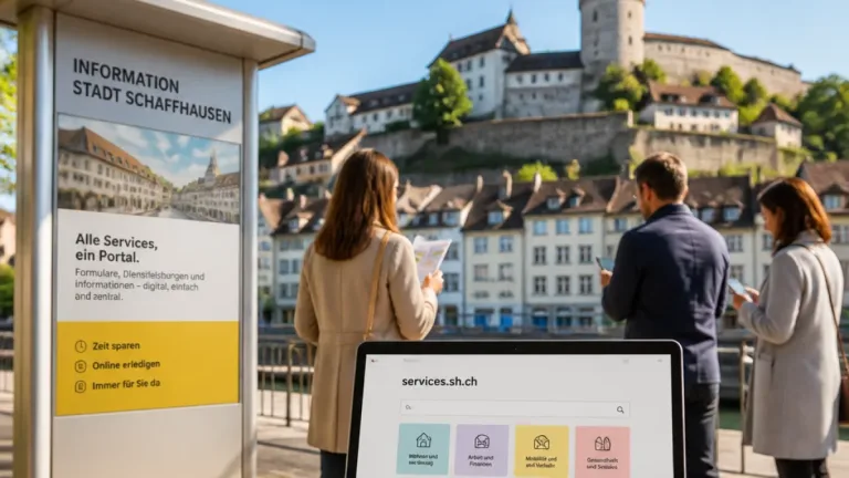 Kanton Schaffhausen lanciert zentrale Plattform für digitale Behördenservices