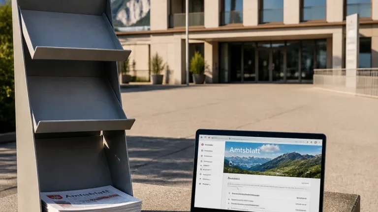 Kanton Schwyz stellt gedrucktes Amtsblatt Ende 2026 ein