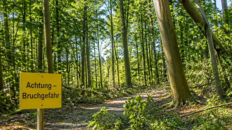Kanton Solothurn warnt: Trockenheit erhöht Gefahr von Ast- und Kronenbrüchen in Wäldern