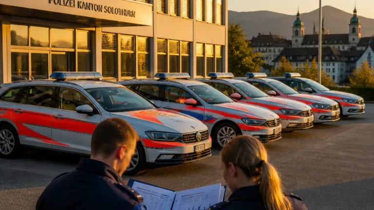 Kanton Solothurn will rund 100 neue Polizeistellen bis 2035 – Antwort auf steigende Kriminalität