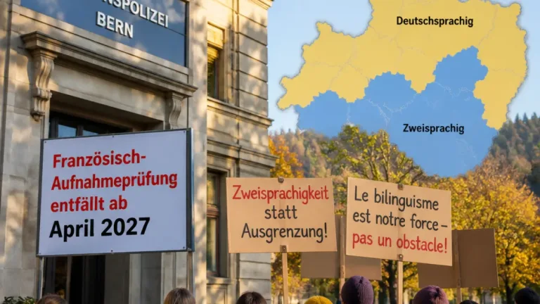 Kantonspolizei Bern streicht Französisch- Aufnahmeprüfung – Regierungsrat verweist auf intensiveren Unterricht