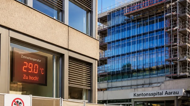 Kantonsspital Aarau: Neubau soll Hitzeproblem in Patientenzimmern beheben