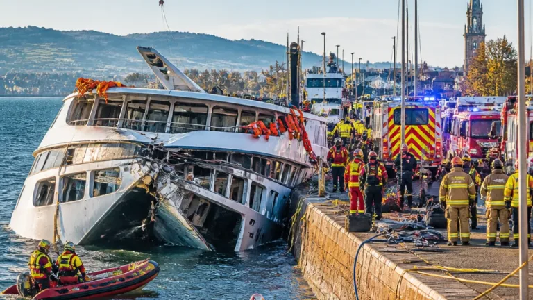 Katamaran «Constanze» rammt Hafenmauer in Konstanz – zwölf Personen verletzt