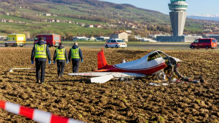 Kleinflugzeug stürzt bei Landeanflug auf Flugplatz Yverdon ab – Pilot stirbt