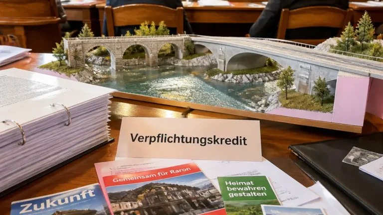 Kreditdebatte um neue Rarner Autobrücke sorgt im Grossen Rat für Spannungen