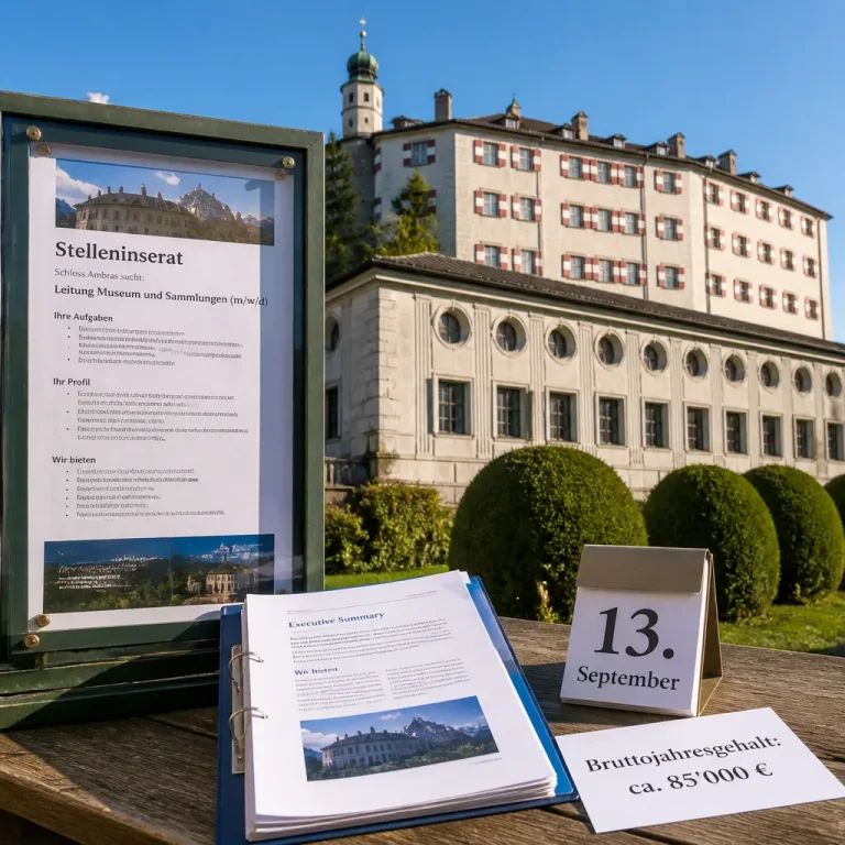 Schloss Ambras schreibt wissenschaftliche Geschäftsführung aus – Interim regelt Betrieb