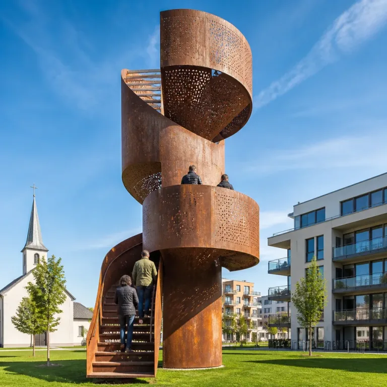 32 Meter hohe Skulptur «Sichtung V» soll Klang, Kunst und Dialog nach Freiham bringen