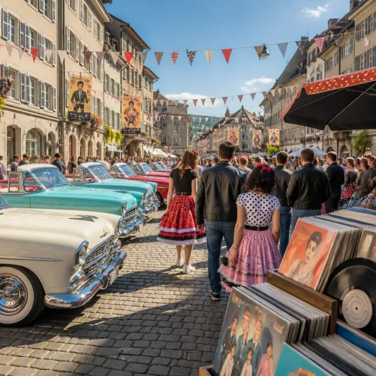Tausende feiern Elvis: Bad Nauheim wird drei Tage lang zur Pilgerstätte der 1950er