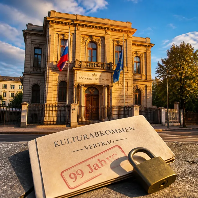 Russisches Haus in Berlin: Völkerrechtliche Verträge bremsen schnelle Schliessung