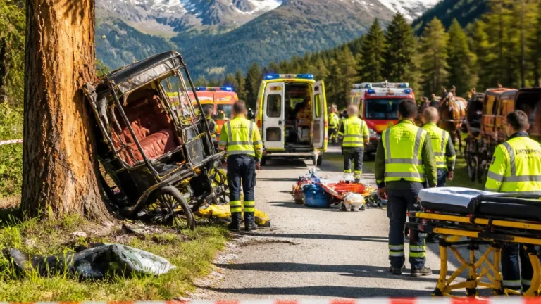 Kutschenunfall im Rosegtal fordert ein Leben – ein Dutzend Verletzte
