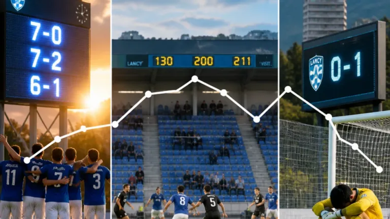 Lancy FC II: Zwischen hohen Siegen und knappen Niederlagen — Saisonverlauf im Überblick